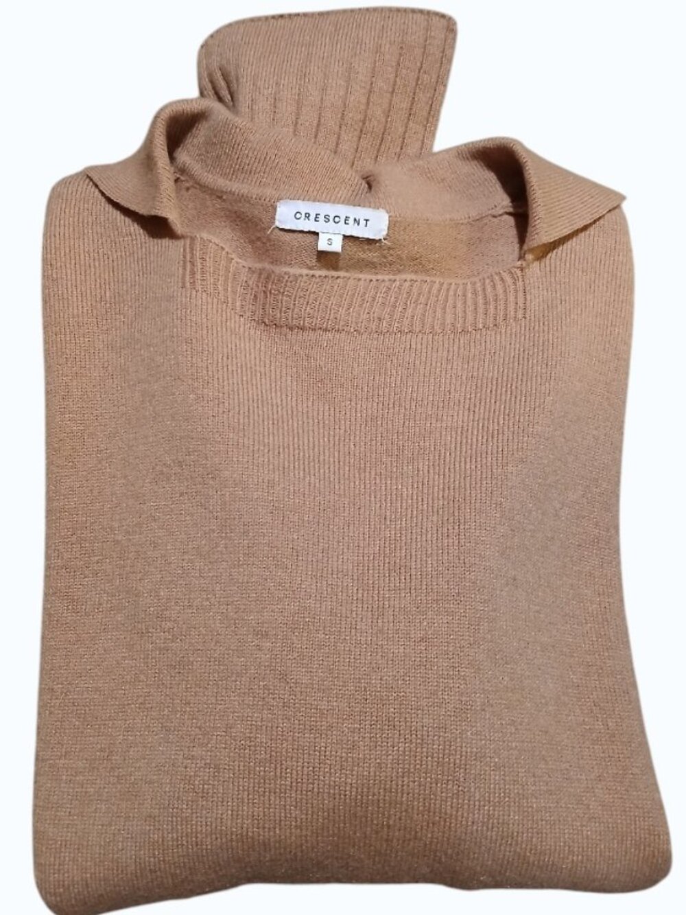 CRESCENT Camel Wool/Cashmere Sweater - EUC